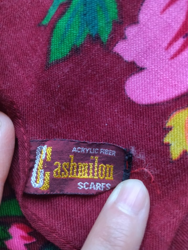 Vintage eşarp -rus şalı - Görsel 5