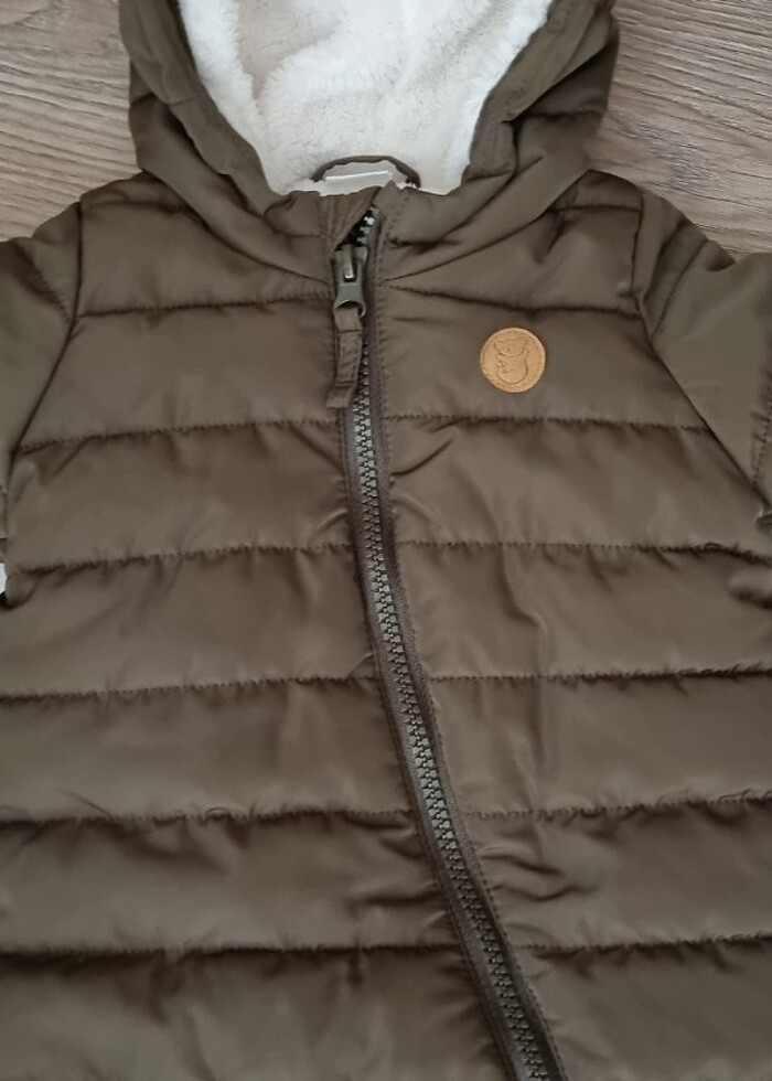 H&M dolgulu astronot tulum 1-2ay 56cm - Görsel 4