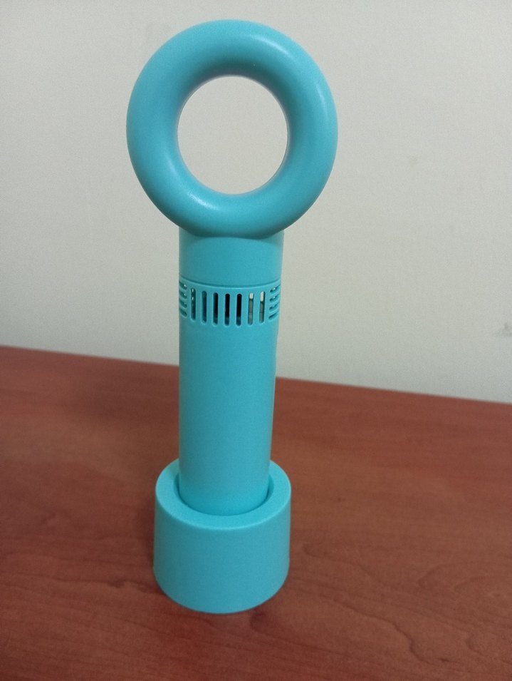 Kiwi Pembe Pastel Mini Vantilatör - Görsel 4