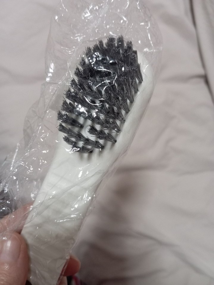 Beyaz Pastel Ayakkabı Temizleme Fırçası - Görsel 3