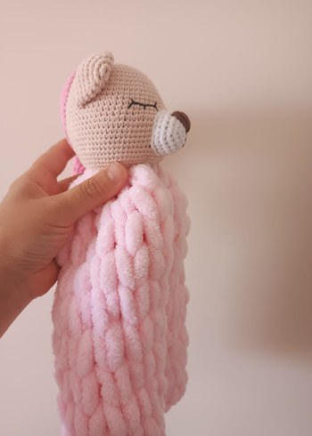 Pembe Peluş ayıcık Oyuncak - Görsel 5