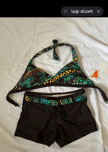 Desenli, Kemerli Mini Bikini Takımı
