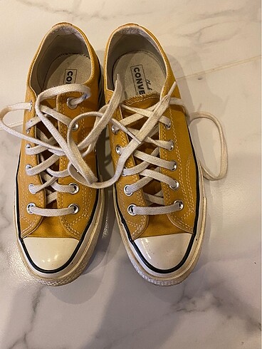 38 Beden altın Renk Convers chuck