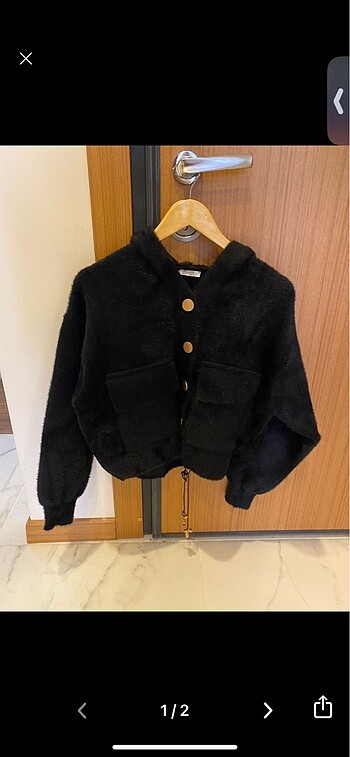 Angora ceket hırka