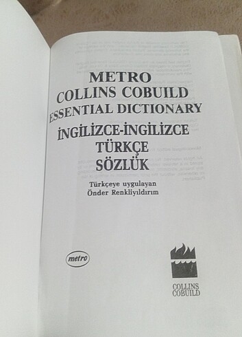  Metro İngilizce sözlük