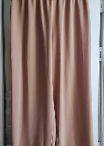 44 Beden camel Renk Bej Uzun Kollu Rahat Kesim Tunik pantolon takım