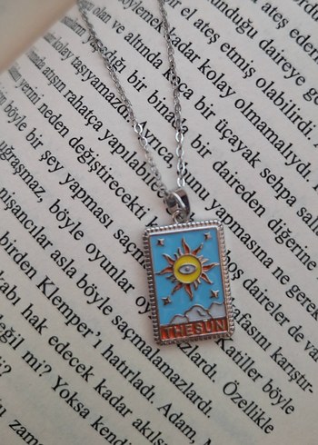 Beden Çelik Güneş Tarot Kolye