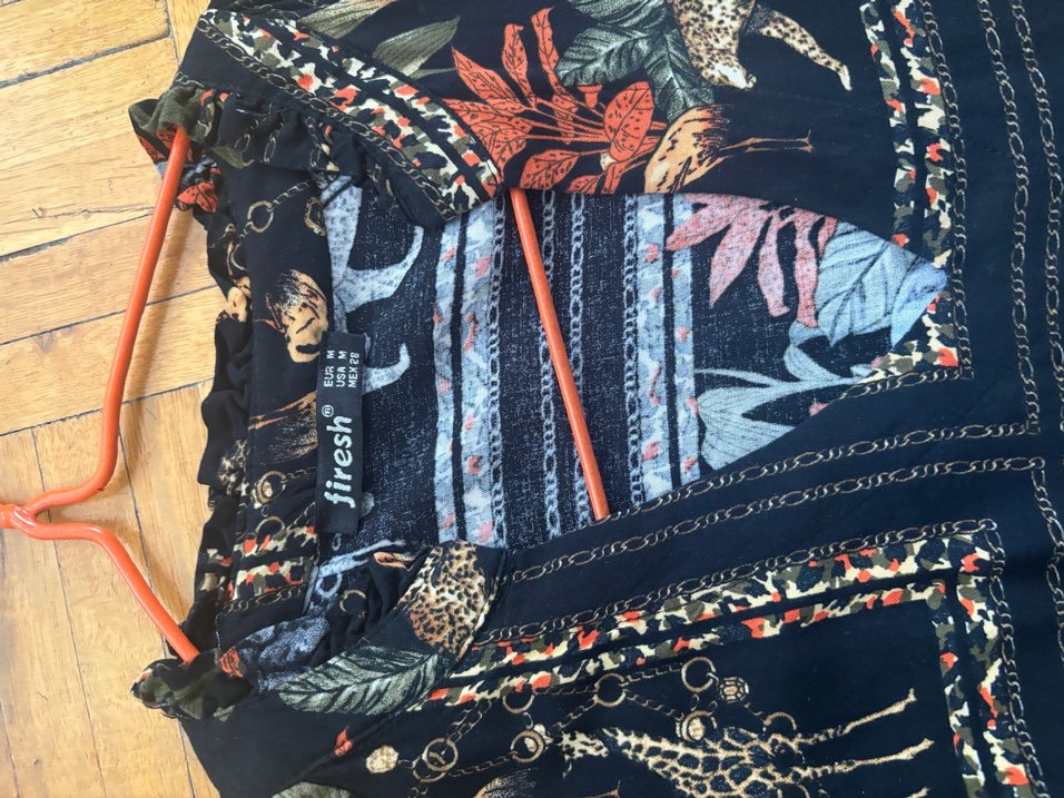 Çiçek Desenli Uzun Bohem Kadın elbise - Görsel 2