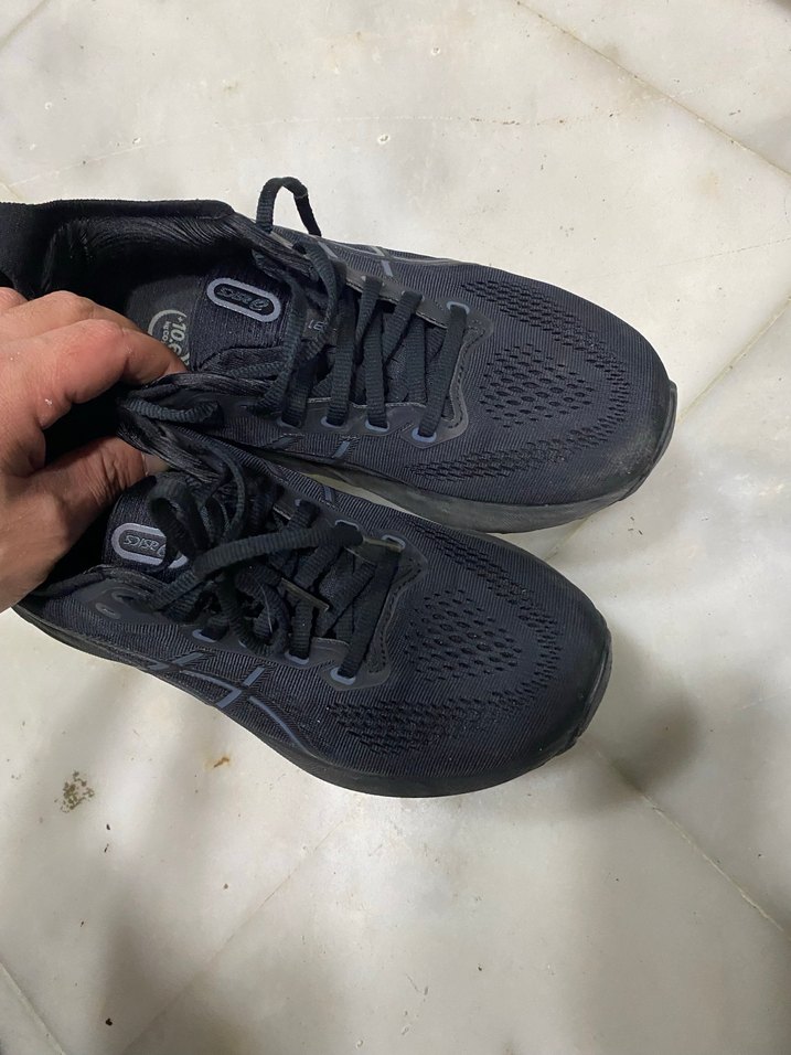 Siyah Bağcıklı Erkek Koşu ve Spor Ayakkabısı - Görsel 2