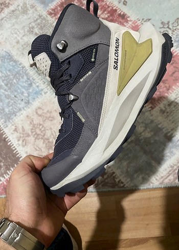 Salomon Gri Erkek Outdoor Spor Ayakkabısı - Görsel 3