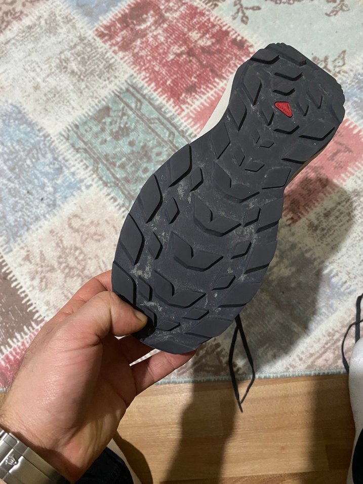 Salomon Gri Erkek Outdoor Spor Ayakkabısı - Görsel 4