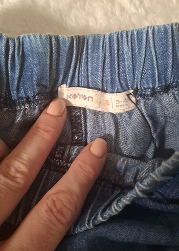4 Yaş Beden gri Renk koton şortlu etek,hm likralı pantolon