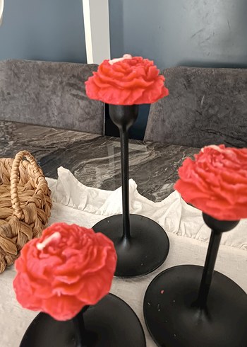  Beden pembe Renk Ikea 3 lu mumluk