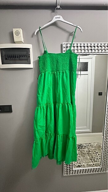 xl Beden Yeşil elbise