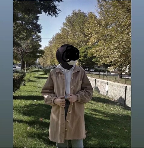 Uzun Keten Ceket