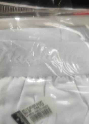 m Beden Beyaz Baskılı Erkek Fitted Boxer