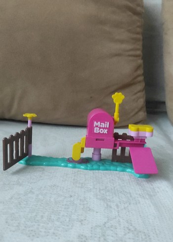 Renkli Pembe Posta Kutusu Oyuncak Seti - Görsel 3