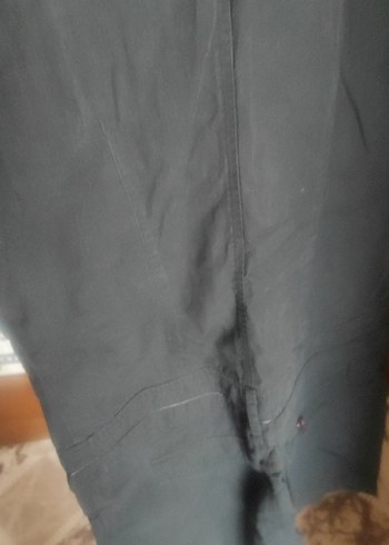 Siyah Kemerli Midi Denim Elbise - Görsel 4