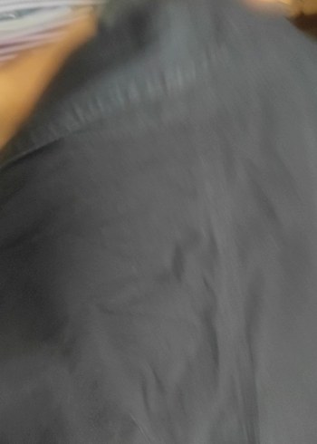 Siyah Kemerli Midi Denim Elbise - Görsel 5