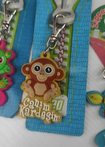 Renkli Fermuarlı Bohem Anahtarlık - Görsel 2