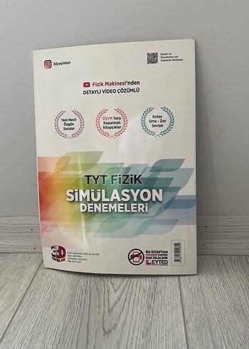 TYT Fizik Simülasyon Denemeleri 48 Adet Kitap