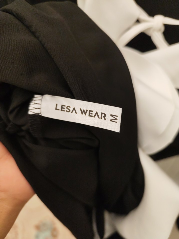 V Yaka Siyah Mini Gotik Elbise - Görsel 5