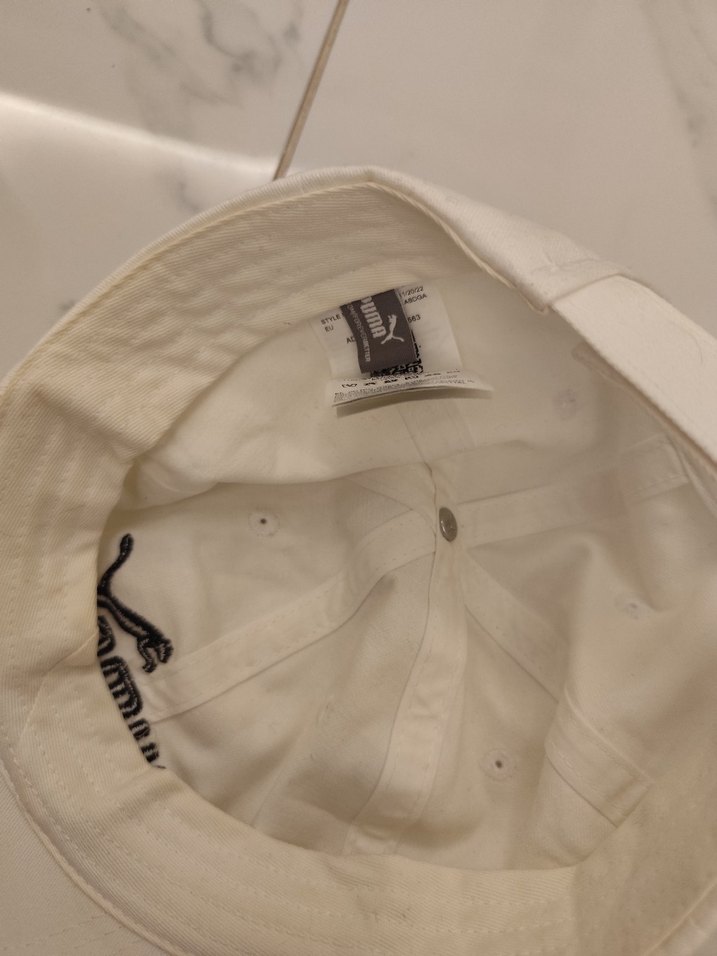 Puma Beyaz Siyah Logo Kadın Beyzbol Şapkası - Görsel 4