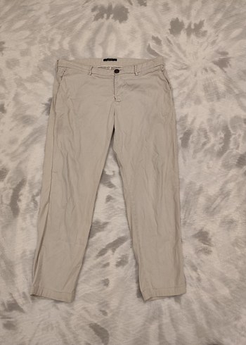 boggi Milano Bej Regular Fit Erkek Keten Pantolon - Görsel 2