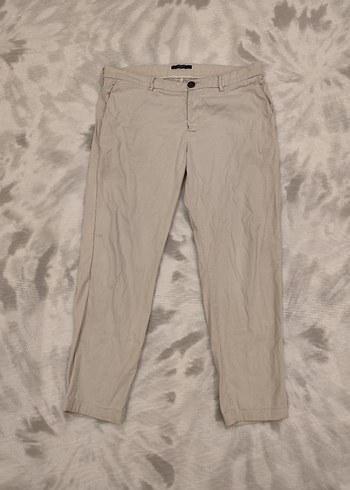 boggi Milano Bej Regular Fit Erkek Keten Pantolon - Görsel 3