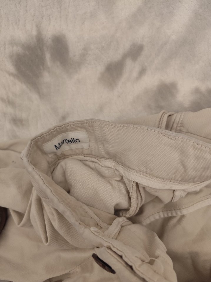 boggi Milano Bej Regular Fit Erkek Keten Pantolon - Görsel 5