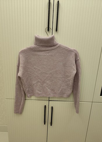 Bej Balıkçı Yaka Triko Kadın Kazak - Görsel 3