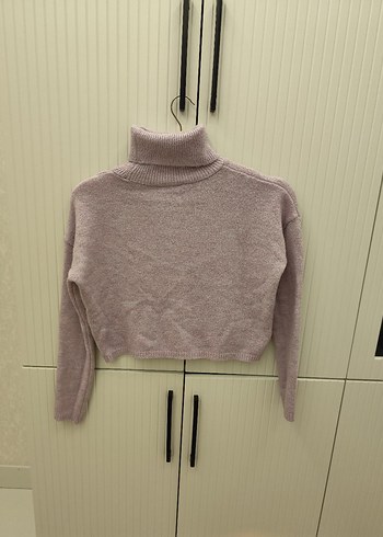 Bej Balıkçı Yaka Triko Kadın Kazak - Görsel 2