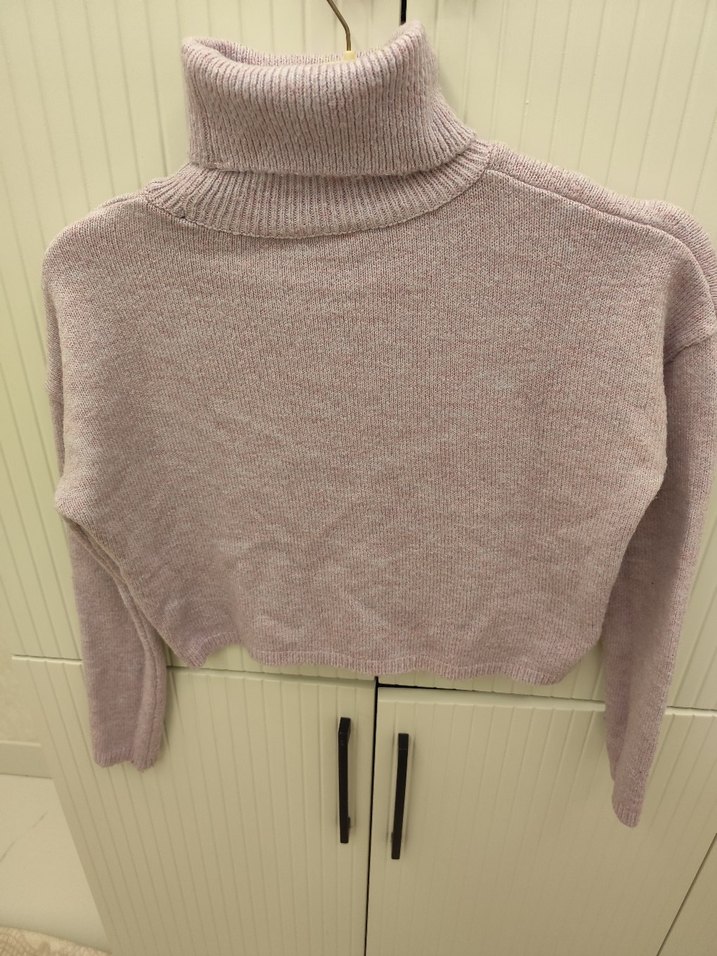 Bej Balıkçı Yaka Triko Kadın Kazak - Görsel 4