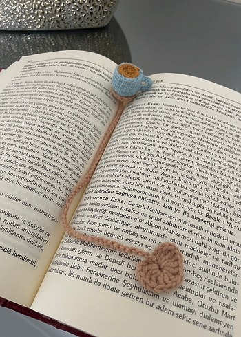 Örgü kitap ayracı - Görsel 2