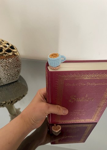 Örgü kitap ayracı - Görsel 3