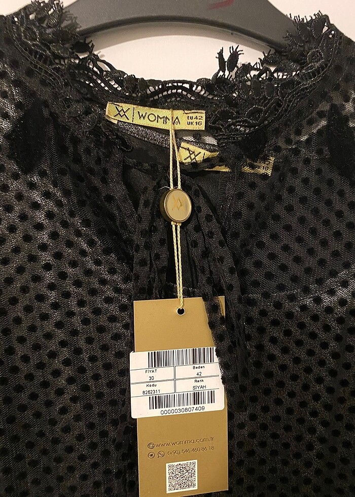 Womma siyah abiye elbise - Görsel 4