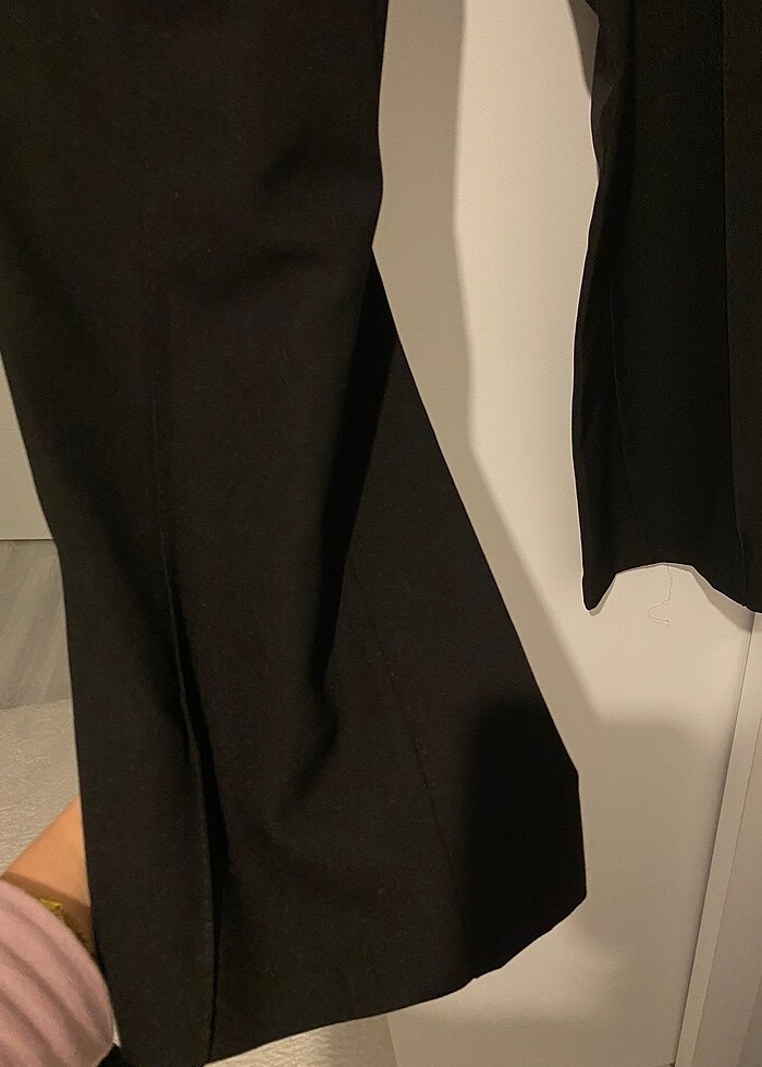 Milla Siyah kumaş pantolon - Görsel 2