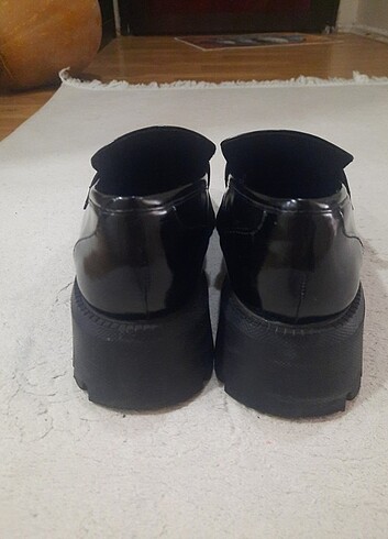 38 Beden siyah Renk Zara Loafer Ayakkabı