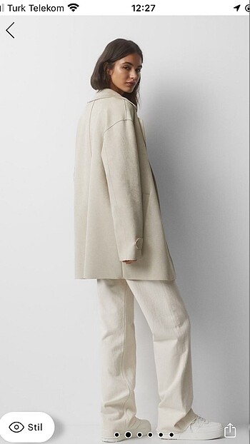 Pull and Bear Etiketli pull and bear ceket