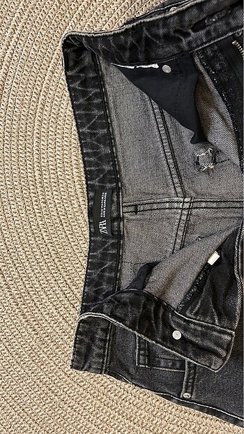 36 Beden Zara mom fit denim şort
