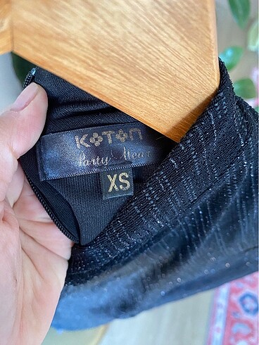 xs Beden Siyah mini elbise