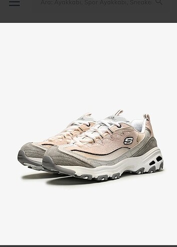 Skechers spor ayakkabı orjinal kendi kutusunda 