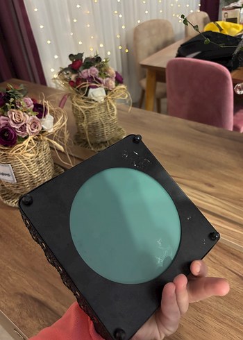 Dantel Detaylı peçetelik, metal peçetelik - Görsel 3