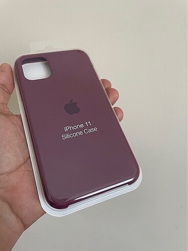 İphone 11 Lansman Kılıf(2 Adet Siyah - Bordo)