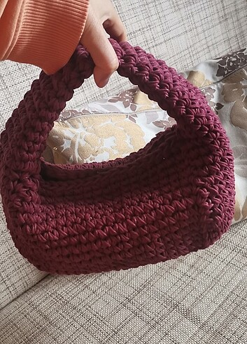 Diğer BORDO Botega handmade çanta