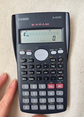Casio fx-82MS Hesap Makinesi Gri