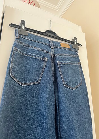 Lacivert plazzo pantolon - Görsel 3