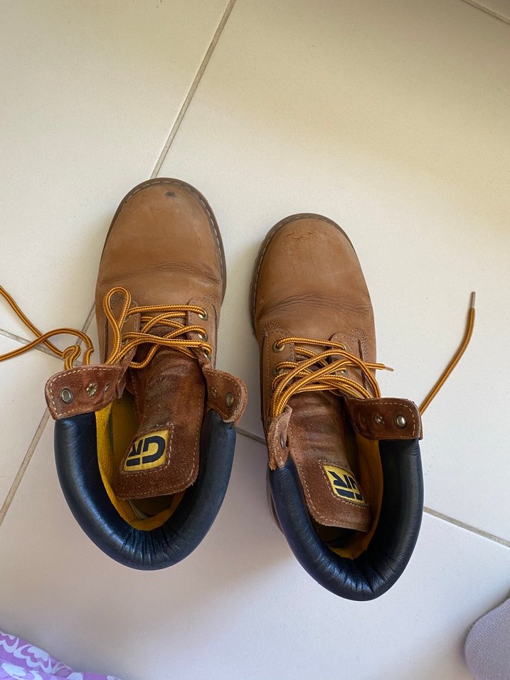 Kahverengi Deri Kadın Günlük Dolgu Topuk Bot - Görsel 3