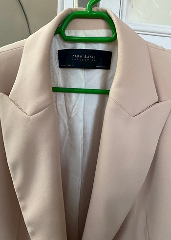 s Beden Zara basic collection Düğmeli Blazer Ceket