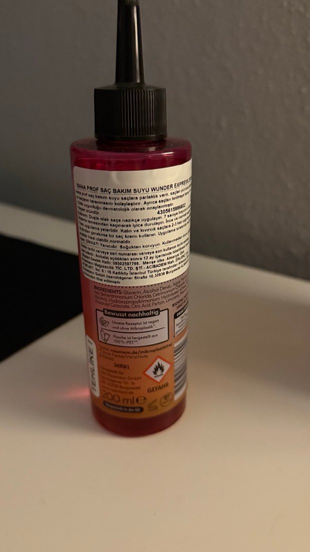 ISANA Professional Haarfluid Wunder Express Saç bakım suyu sıfır - Görsel 2